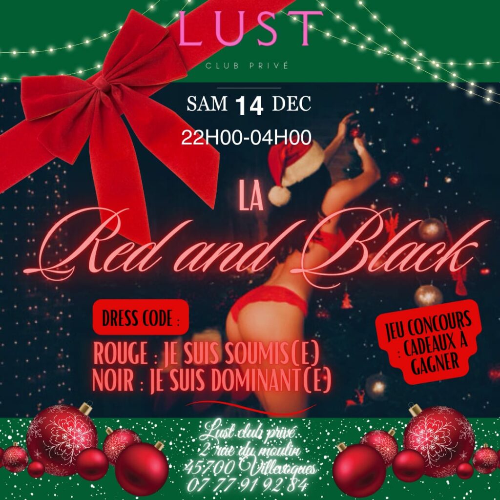 Lust Club Prive - Red and Black